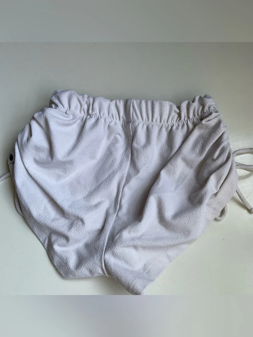 Five Dancewear White High Tie Dance Shorts